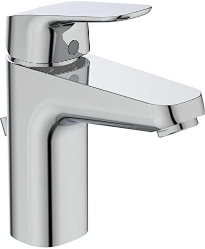 Ideal Standard B1713AA Ceraflex Waschtischarmatur Grande mit Zugknopf-Ablaufgarnitur Auslaufhöhe 95mm