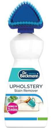 Dr. Beckmann Polsterfleckenentferner | Entfernt auch schwierige Flecken und Gerüche von Sofas, Autositzen usw. | inkl. Applikatorpinsel | 400 ml [Verpackung kann variieren]