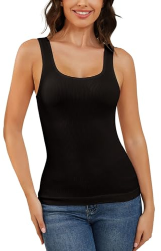 MISS MOLY Shape Unterhemd Damen Bauch Weg Shapewear Nahtloses Formende Tops Für Damen Figurformendes Trägertop Body Shaper Kompressions Tanktop Shirt Camisole