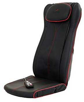 Casada Quattromed V BT Massageauflage – Shiatsu Rücken- & Nackenmassage, Wärmefunktion, Bluetooth + Audiostimulation, Fernbedienung, Intensivmassage für Zuhause & Büro