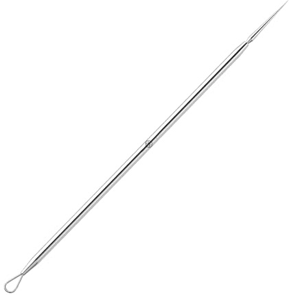 ZIZZON Titanium Lanzettennadel Akne Mitesserentferner Pickelentferner Werkzeug zum Pickel drücken