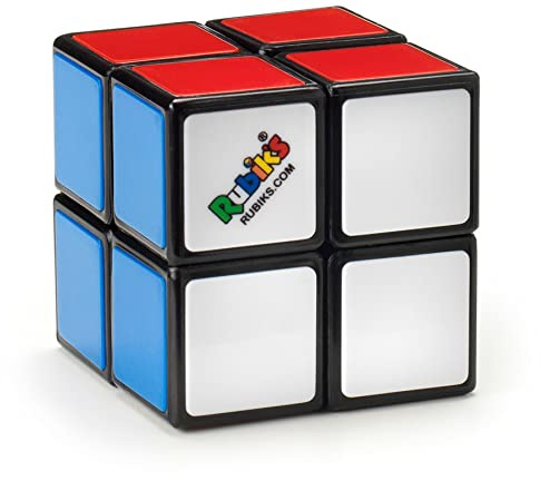 Rubik’s Mini 2x2 Zauberwürfel - der 2x2 Cube für Einsteiger ab 8 Jahren und für unterwegs, hohe Qualität, leichtgängiges Handling, leuchtende Farben