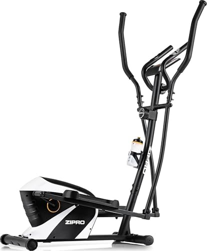 ZIPRO Crosstrainer Shox für Zuhause mit 8 Widerstandsstufen bis 120 kg | Ellipsentrainer, Cardio Gerät, Heimfitness, Ausdauer für Erwachsene, tägliche Bewegung, Fitnessraum, Wohnung