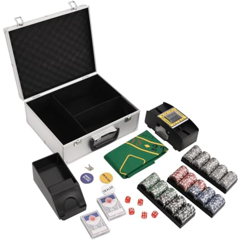 Poker-Spiel, Poker-Set, Blackjack Set, 300 Stück, 11,5 g