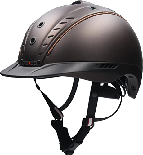 Casco Reithelm Mistrall-2 – Dunkelbraun – 2 Verschiedene Größen |