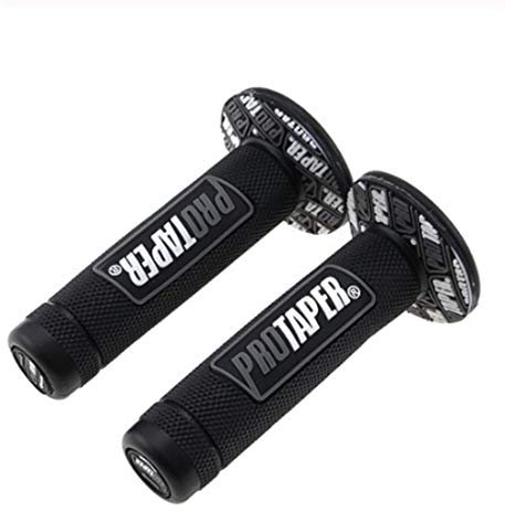Motorrad Protaper Griffe Motocross Grip Lenker Dirt Pit Bike 7/8" Handlebar GUMMIgel-Dual Density MX Grips (Color : Black)