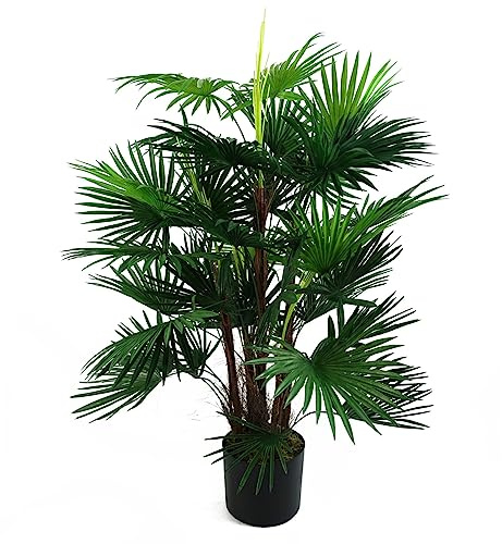 Leaf Großer künstlicher Baum, 90 cm Fächerpalme