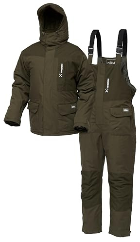 DAM Xtherm Winter Suit, 2-teiliger Deluxe-Thermoanzug und Kälteschutz in den Größen M-3XL, wasserdicht (8000mm Wassersäule), 100% Polyester