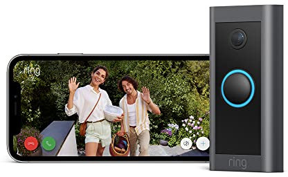 Ring Videotürklingel Kabel (Video Doorbell Wired) | Türklingel mit Kamera, 1080p-HD-Video, festverdrahtet, Nachtsicht | Video-Türsprechanlage für deine Haustür | Funktioniert mit Alexa