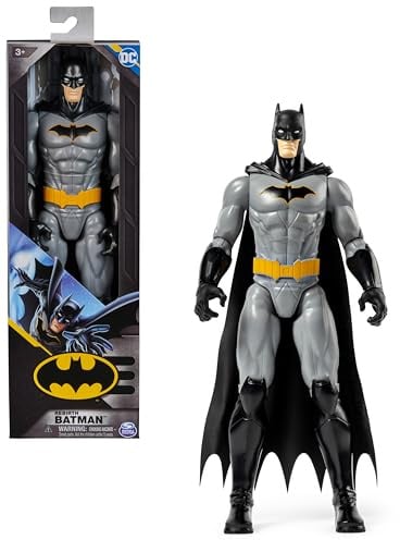 Batman S1-Actionfigur, 30 cm groß, voll beweglich für spannende Abenteuer und actionreiche Stunts, Spielzeug für Kinder ab 4 Jahren, original Comic-Design