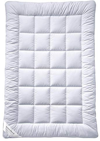 billerbeck Bettdecke S20 DUO - Winterdecke – 135 x 200 cm – AIRFILL® - Hohlfaser-Füllung, Baumwollbezug mit Aloe-Vera-Veredelung, Weiß