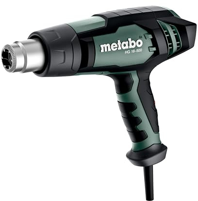 Metabo Heißluftgebläse HG 16-500 – 601067000 – Mit hochwertiger Keramikheizung, leistungsstarkem Motor und optimaler Gerätekühlung – 1600 Watt – Kabellänge 2,2 m