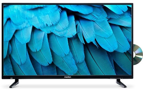 MEDION E14080 (MD 30224) 100,3 cm (40 Zoll) Full HD Fernseher (integrierter DVD-Player, Triple Tuner Receiver DVB-T2 DVB-C DVB-S2, 2 x HDMI, USB, Mediaplayer, CI+)