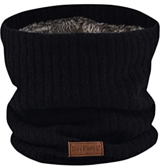 NovForth Winter Halsschlauch Herren Ski, Halswärmer Halstuch Männer Gesichtsschal Damen, Fleece Schal Schlauchtuch für Herren Gamaschenmaske, Winddichte Kreisschlaufenschals