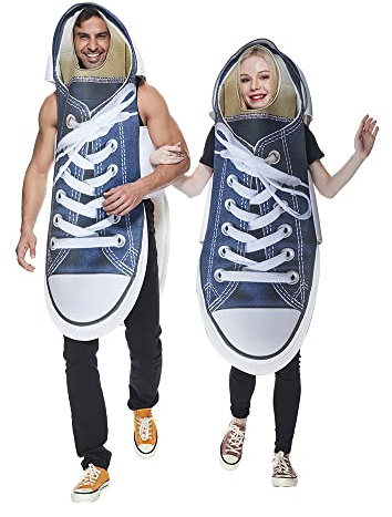 EraSpooky Sneaker Kostüm für Erwachsene Kostüm Halloween Party lustiges Outfit für Männer Frauen Paare