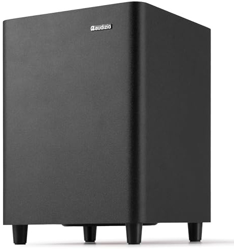 Audizio SW65C Subwoofer Aktiv – 130W Bass Box, 6,5 Zoll Tieftöner, Bassreflexrohr, aktiv subwoofer mit einstellbare Frequenz – Starker Sub für Musik & Heimkino