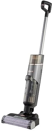 Shark HydroVac kabelloser Nass-Trockensauger, bis 88,5 m², Hartbodenreiniger und Teppichsauger, geruchsneutralisierender Wischsauger, selbstreinigender Bodenreiniger, saugt & wischt, Grau WD210EU