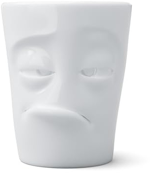FIFTYEIGHT PRODUCTS / Henkelbecher „Verpennt“ (Porzellan, 350 ml, Weiß, Made in Germany)