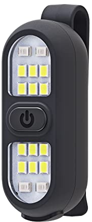 Clip-on-Lauflicht, wiederaufladbare Sicherheitslichter, Nacht-Lauflicht für Läufer, freihändige Taschenlampe, tragbares LED-Arbeitslicht, Stroboskoplicht, Warnblinklicht, Jogger, Camping, Wandern