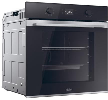 Haier ID SERIE 2 H6 ID2P3T1HTX Einbau-Backofen/Nische 60 cm/A+ / 78 Liter Volumen/Umluft-Beheizung mit Grill/Hydrolyse-Reinigung