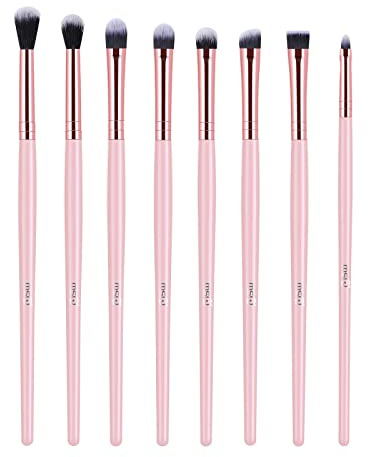 MSQ 8pcs Lidschatten Make-Up Pinsel Set Augen Makeup Lidschattenpinsel Set | Premium Auge Schminkpinsel Set - Super Geschenkidee