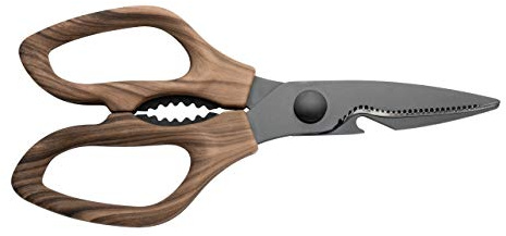 Rockingham Forge Forester Küchenschere aus Edelstahl mit einer Schwarzoxid Beschichtung, ergonomischer Griff, 9.5 x 1 x 20 cm