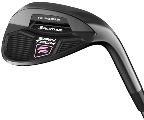 Orlimar Golf Spin Tech Full Face 60 Grad Schwarz/Pink Lob Wedge, Damen Rechtshänder