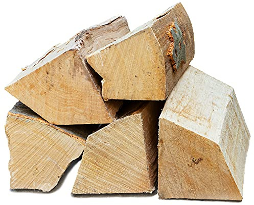 Flameup Brennholz Buche, Kaminholz mit Rinde, Buchenholz, Feuerholz für Ofen, Kamin, Kaminofen, Feuerschale, Grill, Holzscheite 25 cm, getrocknet