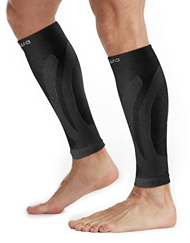 CAMBIVO Wadenbandage 2 Paar, Kompressionsstrümpfe Damen Herren, Stützstrümpfe, Thrombosestrümpfe Damen Herren, Kompressionssocken, Waden Kompression für Sport, Laufen, Schwellung, Erholung
