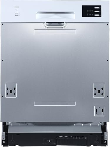 PKM Geschirrspüler GSP12-6TI-P/12 Gedecke/6 Programme/1950 Watt/52 dB/Eco-, Glas-, 90 Min-, Schnell-, Intensiv-, Universalprogramm/Startzeitvorwahl/Einbau/1 Besteckkorb/Energieeffizienz E