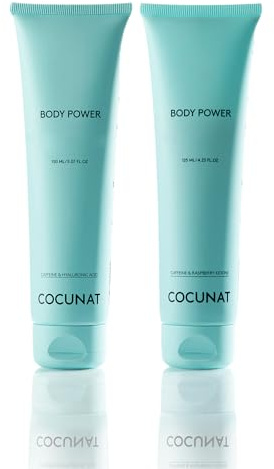 COCUNAT Body Power Anti Cellulite Creme Straffend Minderung 150ml + 200ml | Effektive Body-Minderungs- & Straffungspflege mit Koffein. Reduziert Cellulite, entwässert und definiert die Silhouette.