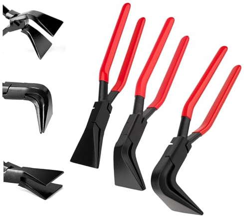 3 Stück Falzzange Blechzange Set, 0° 45° 90° Abkantzange Satz Abkantzange Blechzange Breit 22 mm Spengler Werkzeug