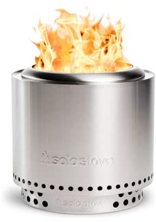 Solo Stove Feuerschale „Ranger“ 1.0 - Outdoor-Kamin aus Edelstahl, mit Standfuß rauchfrei - Tragbare Feuerstelle für Terrasse, Garten - Feuertonne, Holzofen, Feuerkorb - ⌀ 38 cm, Höhe 41,5 cm
