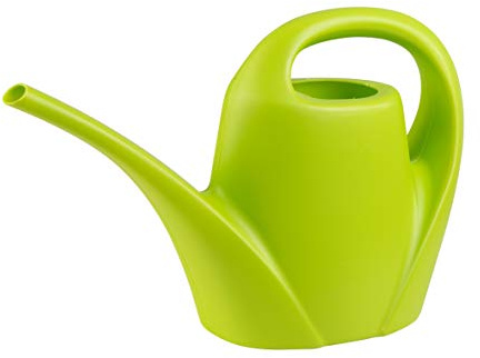 greemotion Gießkanne, Blumengießkanne mit langem Ausgießer, Kunststoff, 1,5 l, Hellgrün