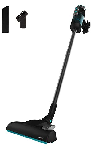 Cecotec Kabelbesen-Staubsauger Conga Popstar 600 Vital. 600 W, beutellose Zyklontechnologie, 18 kPa Saugleistung, 500-ml-Tank leicht abnehmbar, 360° drehbarer Kopf, Grau
