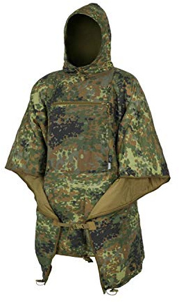 Helikon-Tex Swagman Wobbie Poncho Bundeswehr Heer Soldat Biwak Flecktarn