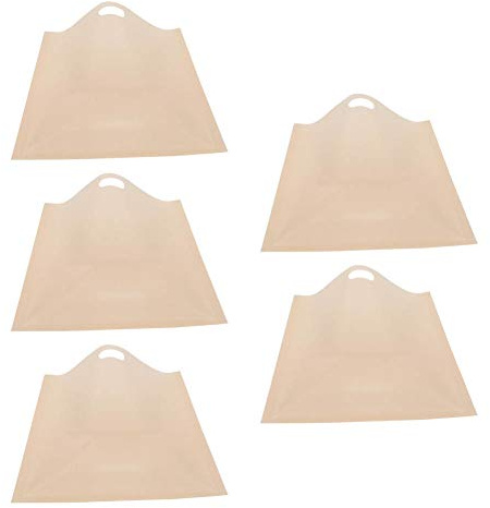 Duokon 5PCS Wiederverwendbare Toasterbeutel, Hitzebeständige PTFE-beschichtetes Glasfasertuch Brottaschen, Antihaft-Brottaschen für Sandwiches, Pizza, Heizbehälter für Toaster, Mikrowelle oder Grill