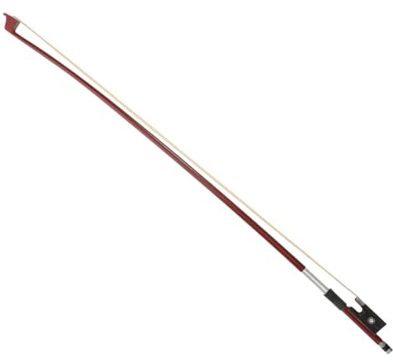 BESPORTBLE Geigenbogen Wild Tone Bow Ebenholzfrosch Geigenzubehör Gerader Bogen Für Violine Cellobogen Ebenholzfroschbogen Anfänger Geigenzubehör Glatter Schraubbogen 1/2 Größe
