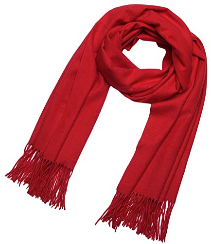 DonDon Schal Damen Winter Wollschal Winterschal groß und flauschig 200 x 70 cm