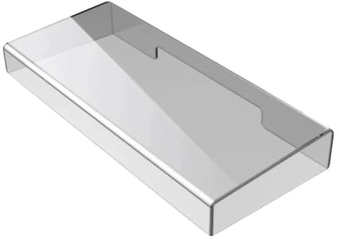 Yardwe Tastaturabdeckung Acryl 47X23.5X5.5 cm Transparente Schutzhaube Für Tastatur Staub- Und Wasserschutz Abnehmbare Tastaturhülle Für Gaming Pc Und Büro