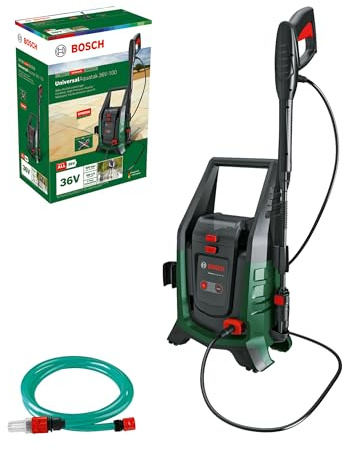 Bosch Akku-Hochdruckreiniger UniversalAquatak 36V-100 (ohne Akku/Ladegerät) | für die Reinigung zu Hause oder unterwegs; 36-Volt-System; bis zu 45 min Laufzeit; Selbstansaugkit
