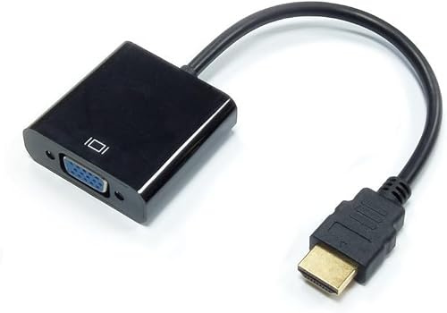 YIIFELL HDMI auf VGA, 1080P HDMI zu VGA Adapter (Stecker auf Buchse) für Computer, Desktop, Laptop, PC, Monitor, Projektor, HDTV, Chromebook, Xbox und mehr