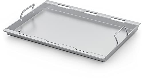 onlyfire Grillplatte Edelstahl, Plancha Grillplatte für Weber Spirit I & II 300 Series Gasgrills, Ersatzteile für Weber Spirit S-310 S-320 E-310 E-320, 59,5 × 44 × 4,1 cm