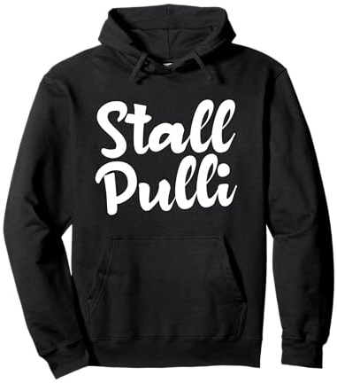 Stall Pulli - Reiterin Pferdesport Pferdenarr Pferderennen Pullover , Mit Kapuze, Hoodie, Langarm