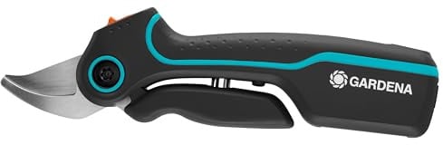 Gardena AssistCut: Akkubetriebene Gartenschere mit einem Schneid-Durchmesser von 25 mm, für einfaches und müheloses Schneiden von Zweigen, Jungen Trieben und Blumen, mit USB-C Ladekabel (12222-20)