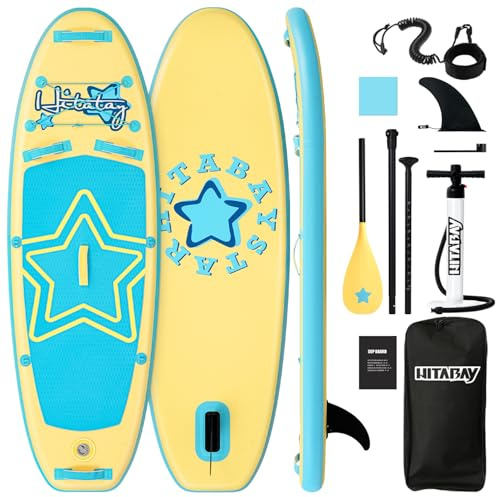 Stand Up Paddle Board im Set für Jugendliche & Kinder SUP Board Set inkl. Komplettes Zubehör, 75kg/80kg/120kg Kids SUP-Board Aufblasbar