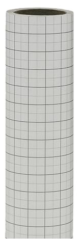 Nähmit - Kariertes Schnittmusterpapier AUF PAPPROLLE Seidenpapier zum Schneidern, Breite: 80 cm, 15m mit Zentimeter Raster für Schnitte nähen zeichnen skizzen - halbtransparent Rasterpapier