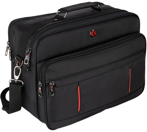 EAAKIE Arbeitstasche Umhängetasche Flugbegleiter Herrentasche XXL (Querformat 1)