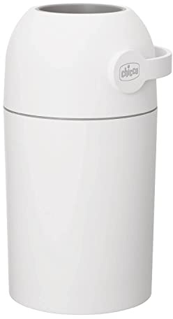 Chicco Windeleimer Odour Off, geruchsdichtes System, platzsparender Baby Windeleimer mit Deckel, einfach zu benutzen und zu reinigen, Ohne Nachfüllkassetten, funktioniert mit herkömmlichen Tüten