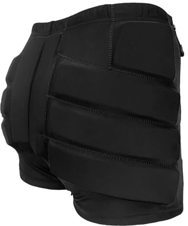 Crash-Shorts für Erwachsene, Eis- und Rollschuh-Eiskunstlauf-Hüftschutz-Shorts, Einteiliges Design, Dünn und Atmungsaktiv, Hochelastisches Material mit Schwamm, Große Fläche (S)